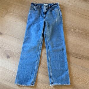 Abercrombie & Fitch Light Blue 90’s High Rise Jeans like new